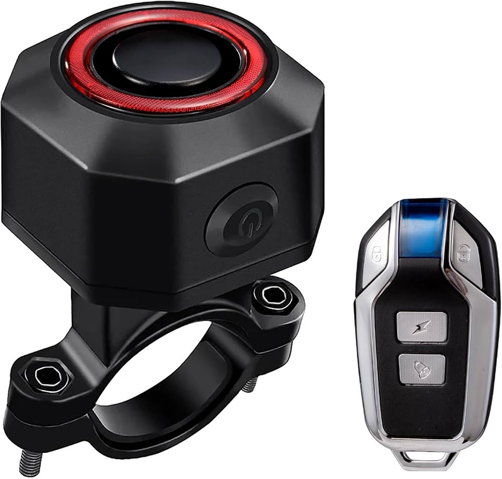 alarme-velo-211wpi-1.jpg Alarme De Velo Antivol, Alarme de vélo à détection de Vibrations avec télécommande, Alarme Moto sans Fil avec capteur de Mouvement antivol sans Fil ... – Image 1