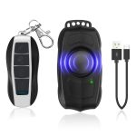 Alarme de vélo avec télécommande, Rechargeable par USB, étanche, Alarme antivol à Vibration avec détecteur de Mouvement, Alarme pour vélo, Scooter électrique et Moto, Son Super Fort 120dB : Amazon.fr: Auto et