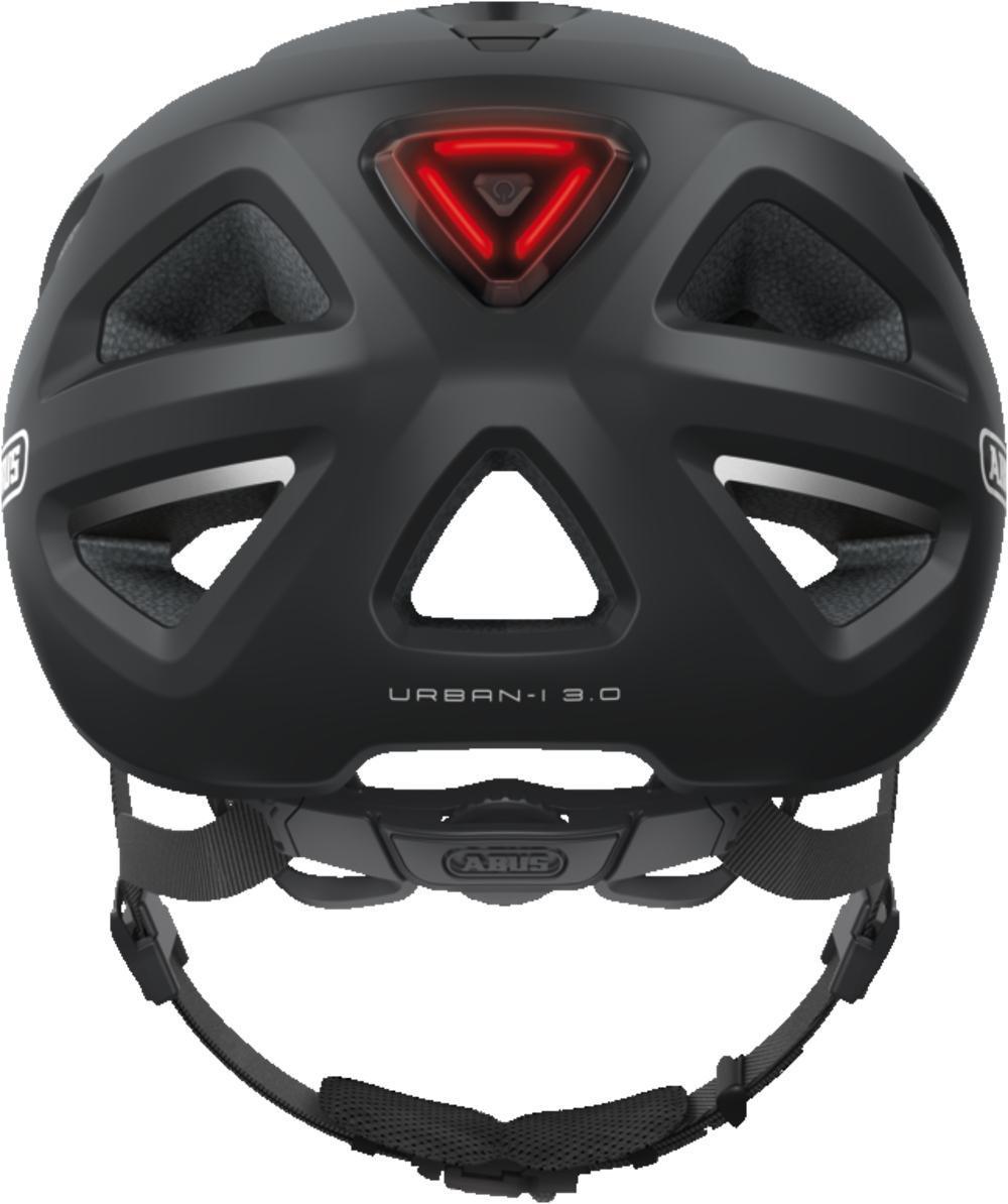 casque-abus-267jpx-1.jpg Casque de vélo ABUS URBAN I 3.0 Velvet Black avec LED Arrière Noir / S(48 54cm) – Image 1