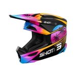 Casque Shot Furious Kid Miami Orange Glossy SHOT | BMX RACING