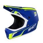 CASQUE SHOT ROGUE UNITED BLUE/NEON YELLOW ÉQUIPEMENTS BMX RACE | VTT/ Casques intégral BMX AVENUE