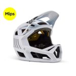 Casque VTT Intégral FOX Proframe NACE Blanc | Protection ultime pour vos sorties VTT