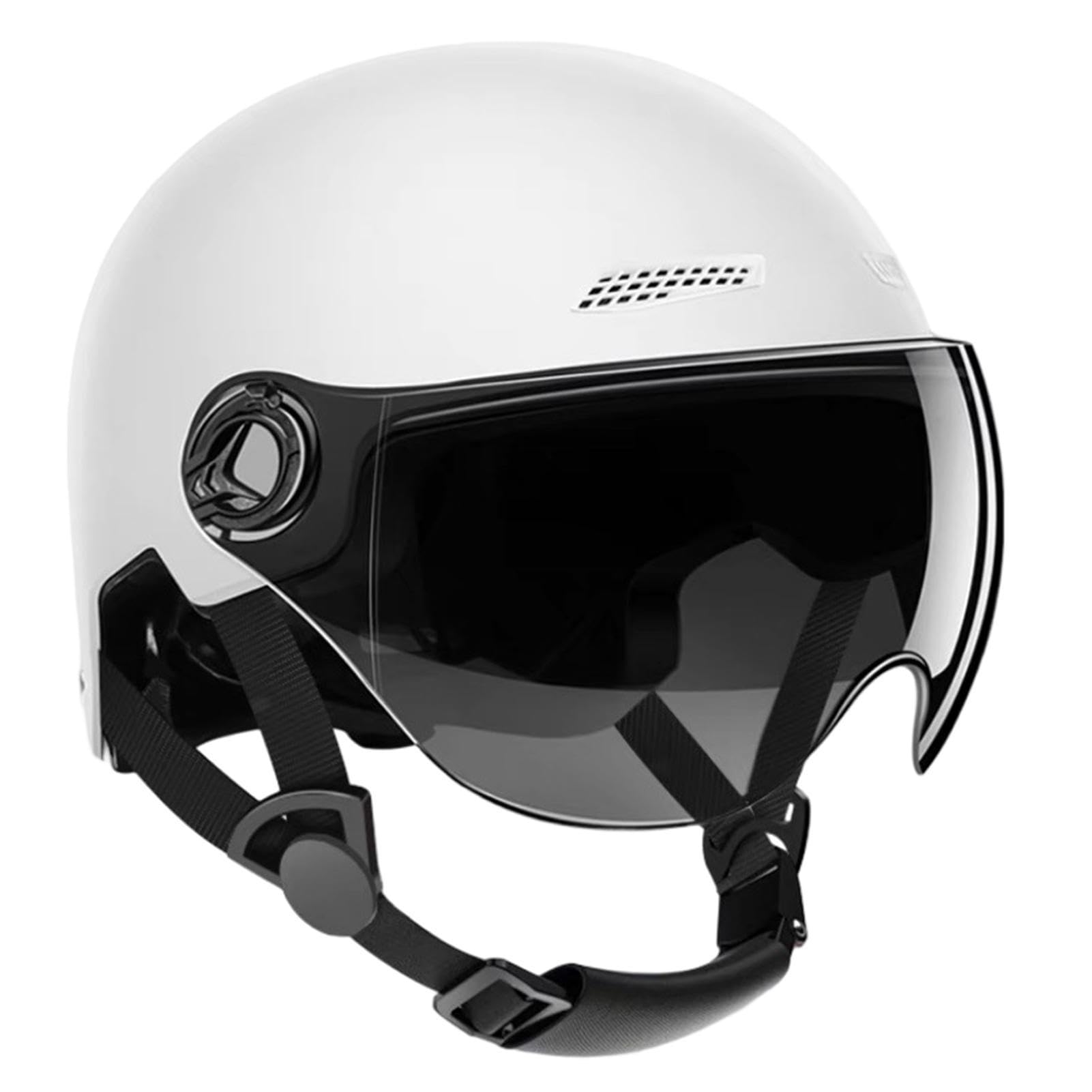 casque-trottinette-electrique-161hkp.jpg Casque Trottinette Electrique Adulte | Demi Casques Amortisseurs Casque Vélo Électrique Haute Protection Casque Vélo Visière Électrique, Équipement De ... – Image 1