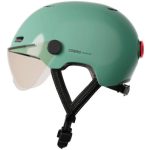Casque vélo visière et clignotants Cosmo