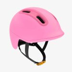 Casque velo enfant 47 55 cm, play 500 rose