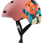 Casque vélo et skate | Fleur Rose M (54 57 cm) | Certifié EN1078 Rose Enfant 0.00€ Kiabi