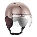 Casque vélo et trottinette avec visière Casr Life Rose L