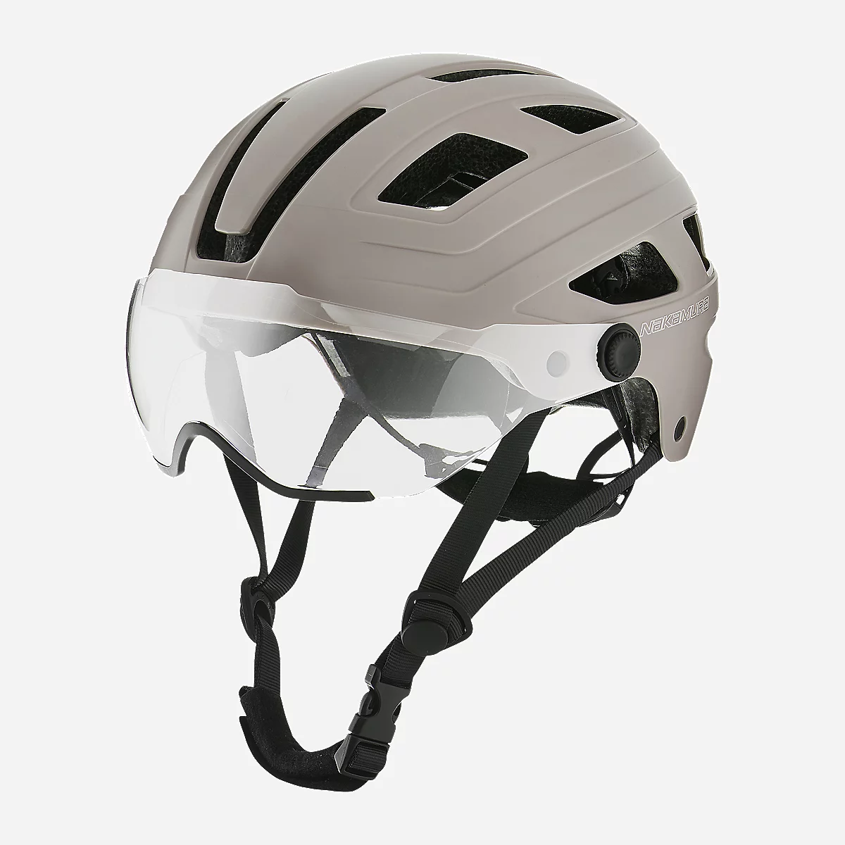 casque-velo-homme-248xgr.webp Casque de vélo adulte Mobilité Visière 25 NAKAMURA – Image 1