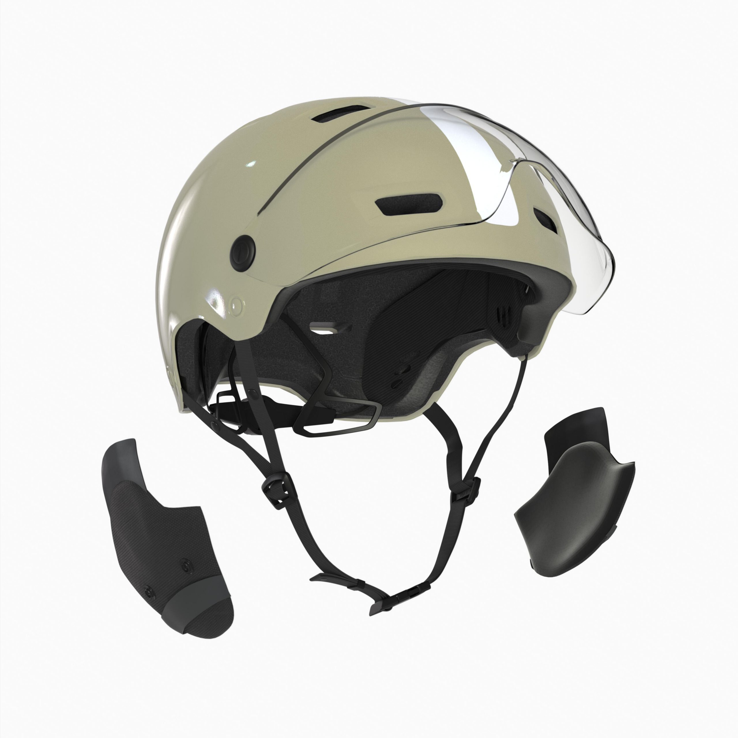 casque-velo-visiere-832qml-1.jpg Casque vélo ville avec visière cbh 580 vert brillant – Image 1