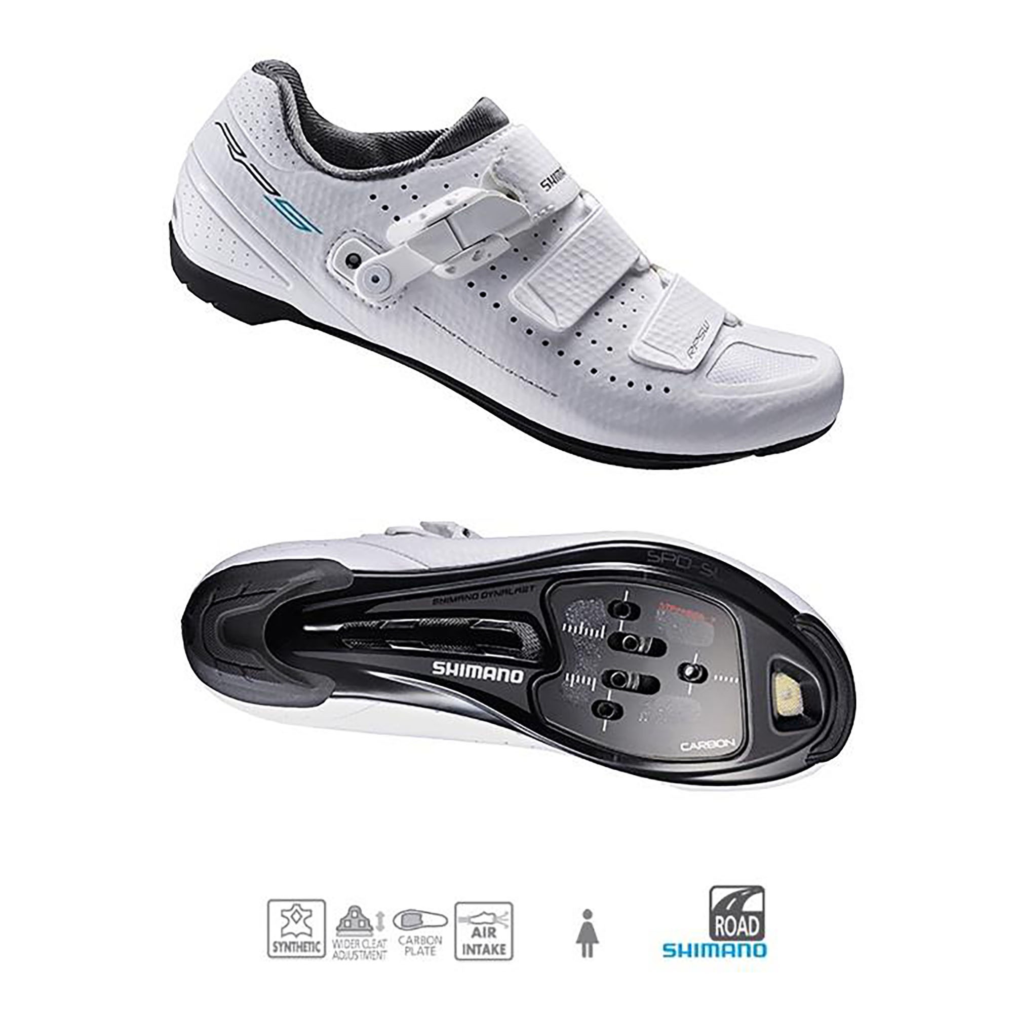 chaussure-velo-route-333gyx-1.jpg Chaussures vélo route Shimano SH RP5 Blanc – Image 1