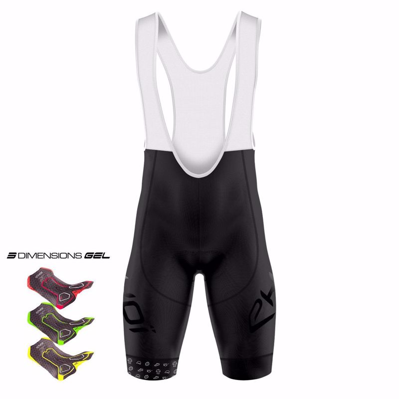 ekoi-cuissard-931rgh-1.jpg Commander Ekoi CUISSARD EKOÏ 3D GEL GRAPHIC NOIR chez Koole Sport – Image 1