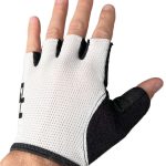 Gants cycliste d'été confort blanc