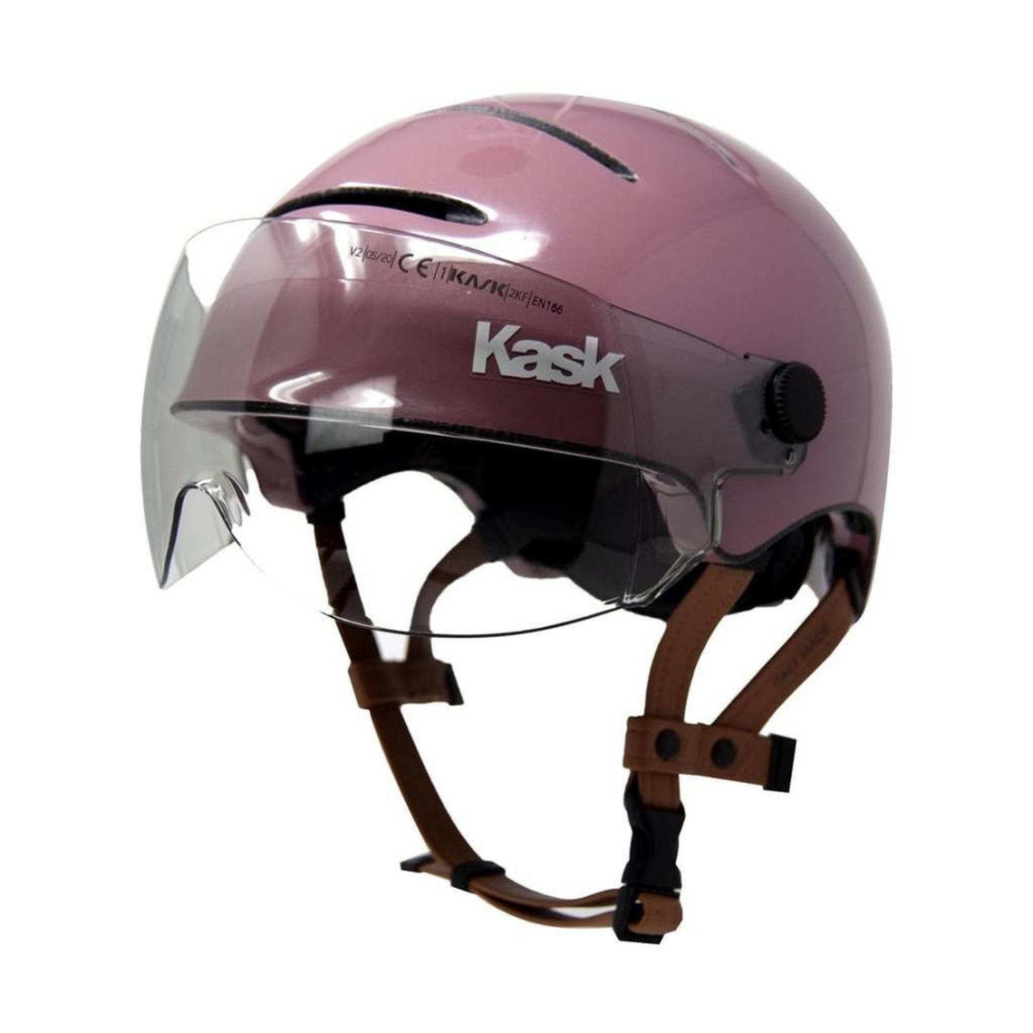 kask-velo-302lky-1.jpg Casque de vélo avec visière KASK Urban Lifestyle Metal Rose M (55 58) – Image 1