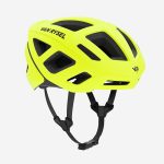 Casque velo route roadr 500 jaune fluo