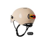 Casque vélo visière et clignotants Cosmo