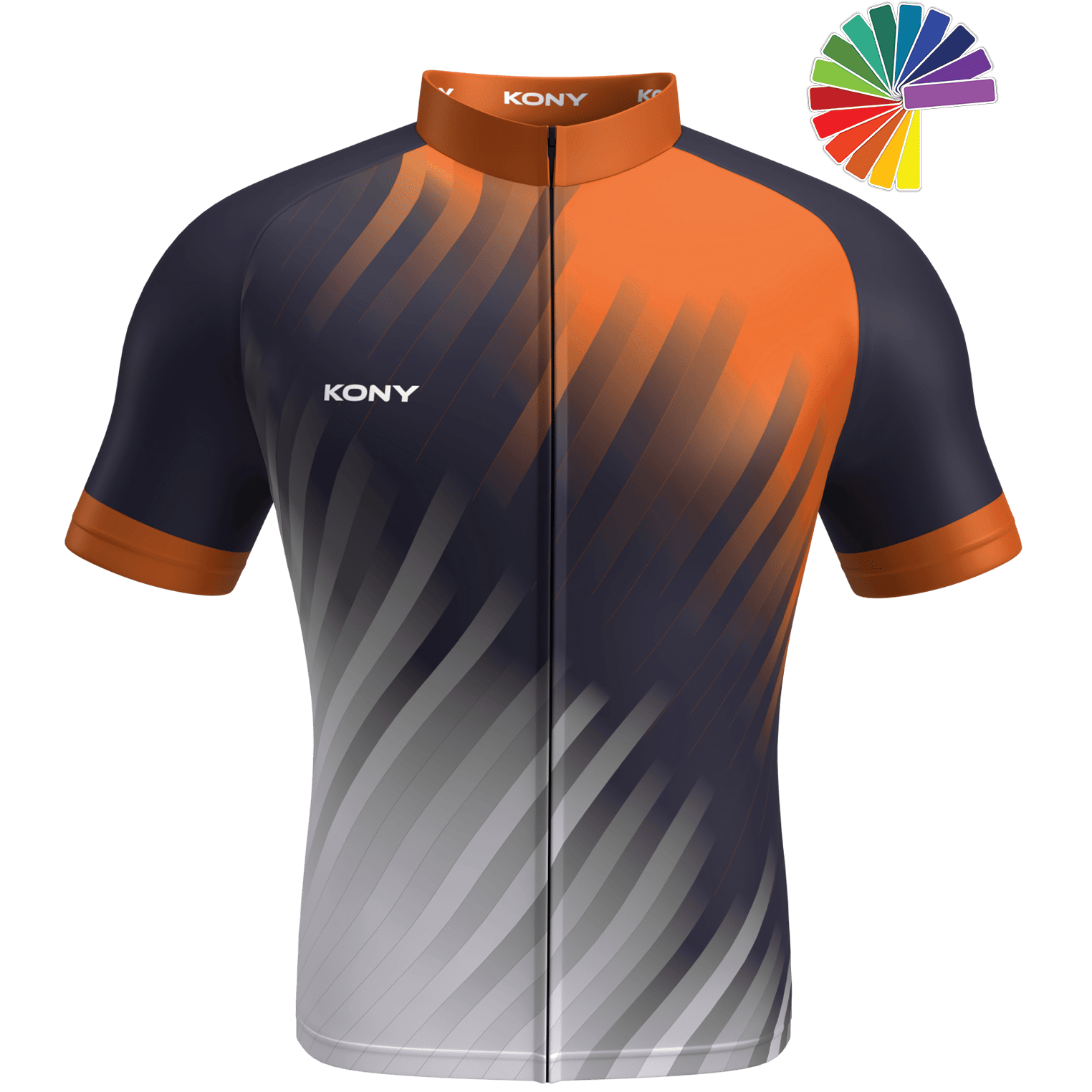 maillot-velo-homme-195vtd.png Maillot cycliste pour homme Performance Roubaix Personnalisé KONY – Image 1