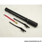 Pompe à main pour tous type de vélo avec raccord flexible et embout Schrader Avec fixation pour cadre * Déstockage !
