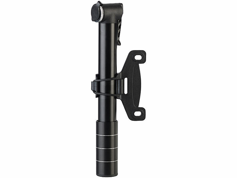 pompe-velo-574mef-1.jpg Pompe à vélo compacte en aluminium avec support pour cadre – Image 1