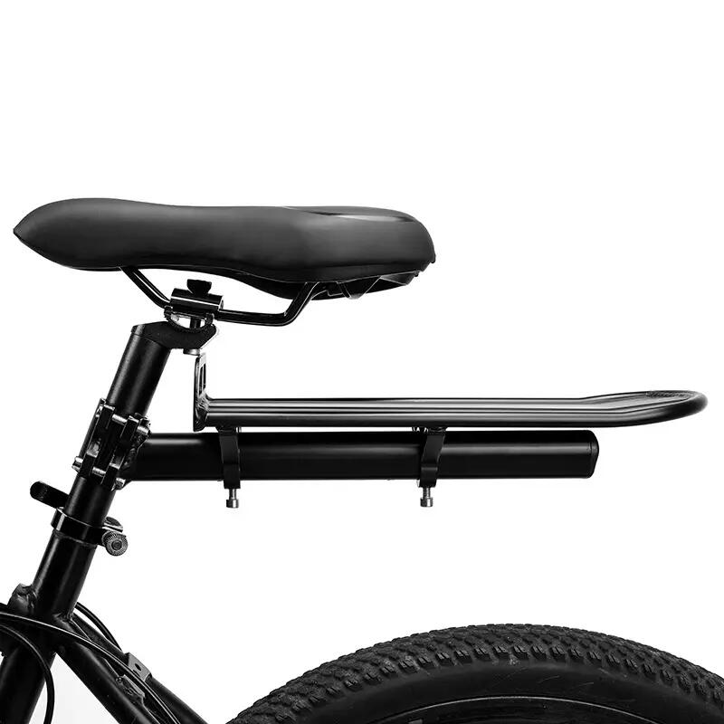 porte-bagage-vtt-740ymf-1.jpg Porte bagages vélo 9 kg Noir Rallonge VTT Vélo de route | Decathlon – Image 1