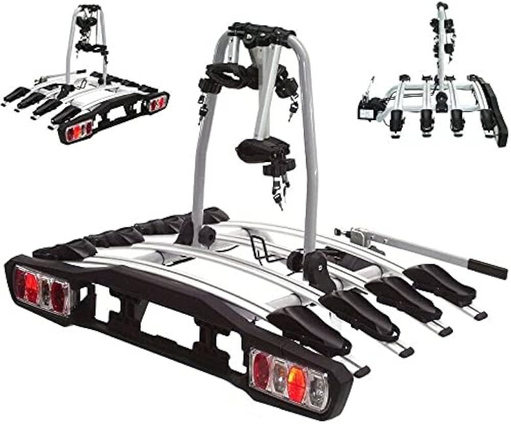 porte-velo-4-velos-703kye-1.jpg Amazon.fr : D+L Porte vélos pour 4 vélos 60 kg Attelage de remorque pliable 58001 – Image 1