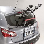 Porte vélos pour voiture Mottez fixation à sangles capacité 3 vélos charge maxi 45 kg