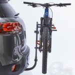 Porte vélo 1 vélo électrique suspendu sur attelage JUPITER 1ELEC