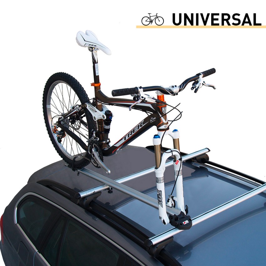 porte-velo-pour-voiture-484ifr-1.jpg Bike Pro Porte vélos universel de toit de voiture pour les sorties VTT. – Image 1