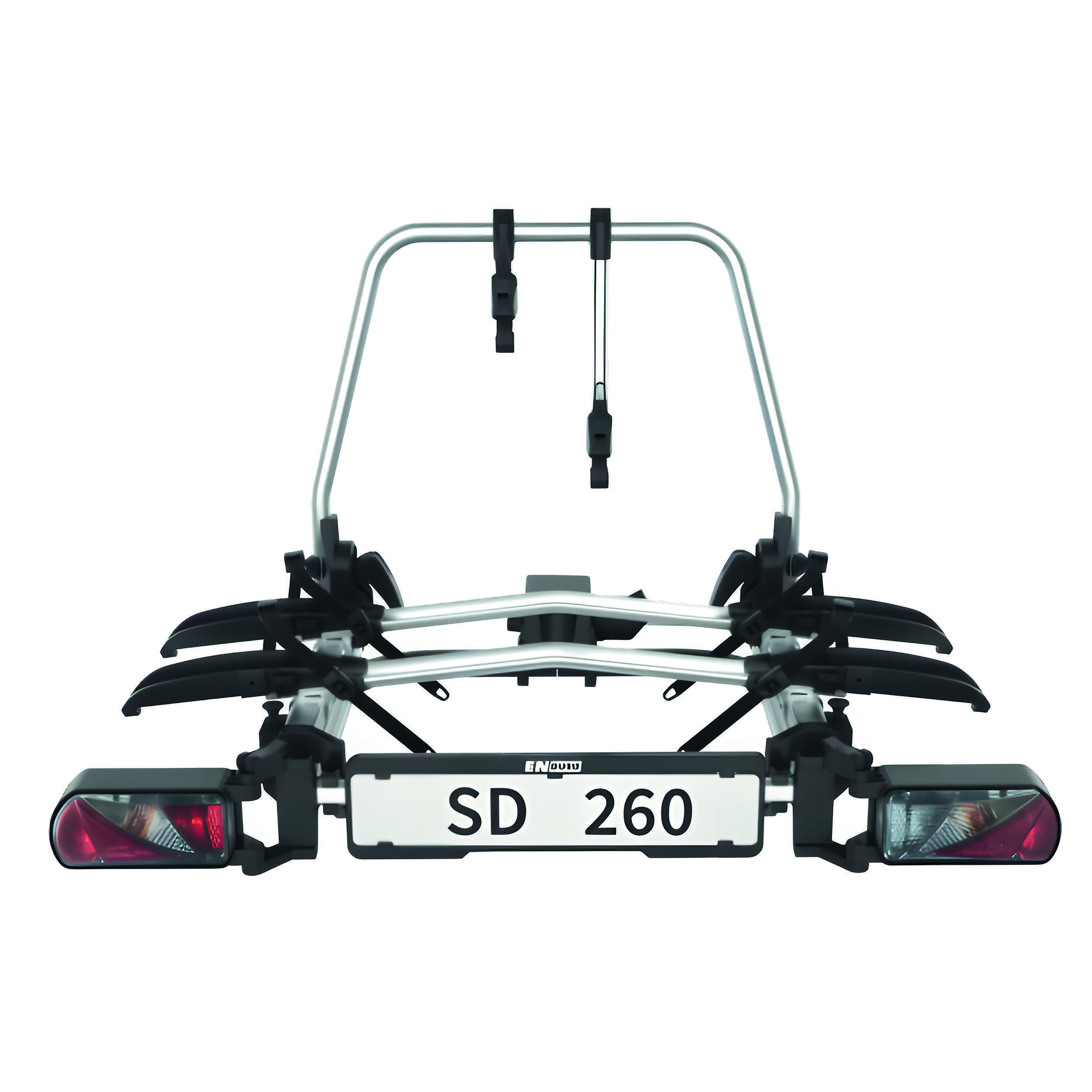porte-velo-sur-attelage-667gfd-1.jpg Porte vélo sur attelage SD260 pour fourgon : Coloris : Aluminium – Image 1