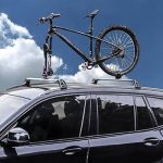 Amazon.fr : Blueshyhall Support de vélo pour voiture, toit de voiture, support de fourche de vélo et support de roue arrière avec blocage rapide, support de fourche pour le transport en plein