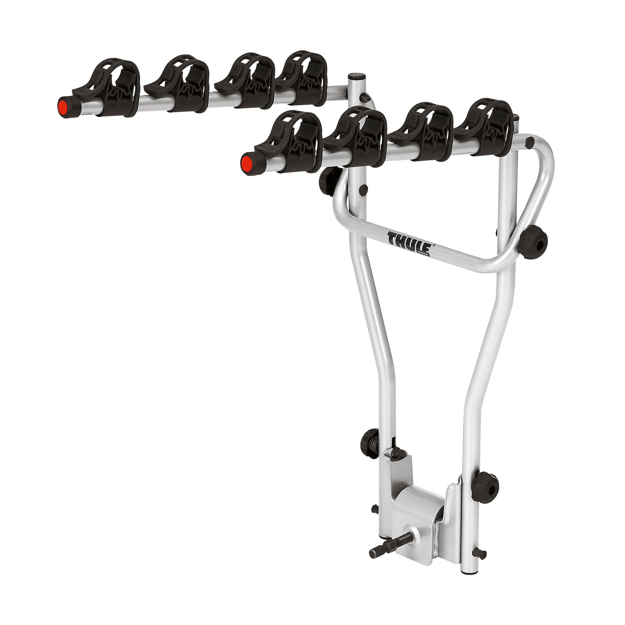 porte-velo-thule-4-velo-962etw-1.jpg Amazon.fr : Thule HangOn 4, Porte vélos de base sur boule d'attelage basculable et facile à utiliser (pour 4 vélos) 47 x 64 cm Noir – Image 1