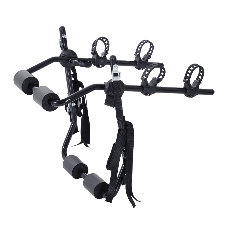 porte-velo-voiture-142roq-1.jpg HOMCOM Porte Vélo Hayon Voiture Support Vélo Pliable Universelle, Acier Noir | Aosom France – Image 1