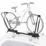 VEVOR Porte Vélo de Toit pour 1 Vélo, Charge 20 kg, Support Vertical Pliable, Double Bras, Alliage d'Aluminium et Acier Q235, Système de Verrouillage Sécurisé, Transport de Vélos Voiture et SUV, Noir |