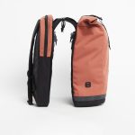 SAC A DOS VELO POUR PORTE BAGAGES DOUBLE 27 LITRES SEPIA