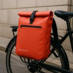 Sac à dos sacoche vélo porte bagage rouge