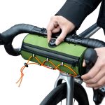ROCKBROS Road to Sky Sacoche Guidon Vélo 1,5L Sac Cintre VTT Moderne Sacoche Gravel Avant Réfléchissant étanche Cylindrique Vélo Ville Polyester PU ...