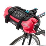 Sacoche de cintre guidon vélo z adventure f10 rouge fixation velcros (lg39cmxd18 10litres) marque Zéfal