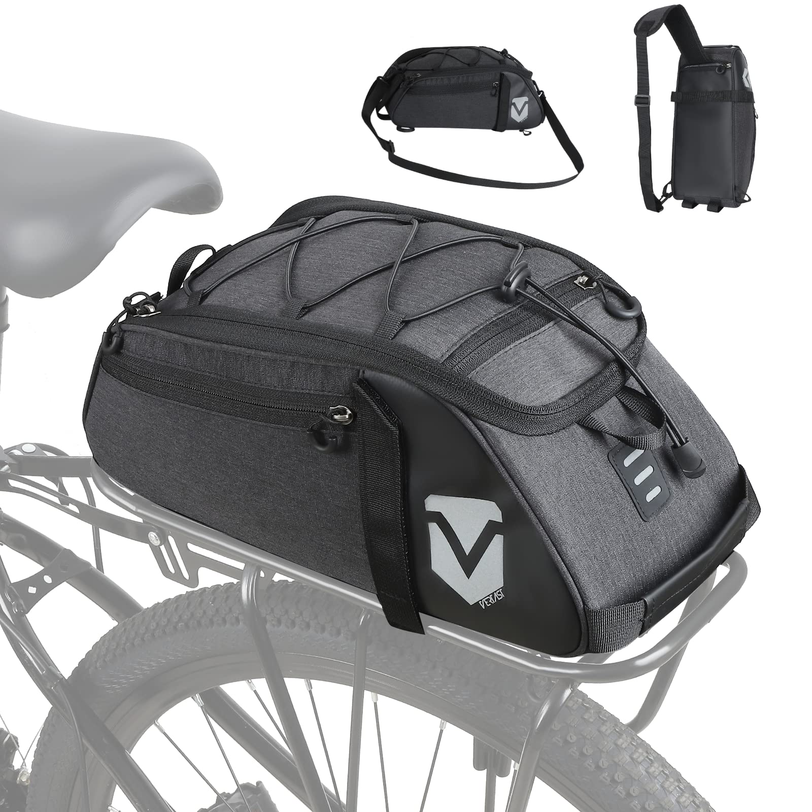 sacoche-velo-porte-bagage-118yfi-1.jpg VERTAST Sacoche Vélo Arrière Étanche Porte Bagages, Noir2 | Avec Housse de Pluie, Multifonctionnelle, Avec Bandoulière : Amazon.fr: Sports et Loisirs – Image 1