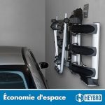 Support mural universel pour porte vélo de la marque HEYBRO accroches inclues Support mural esthétique et idéal pour votre porte vélo – Il attire le ...