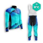 TENUE CYCLISTE HIVER HOMME BLEUE HORIZON+