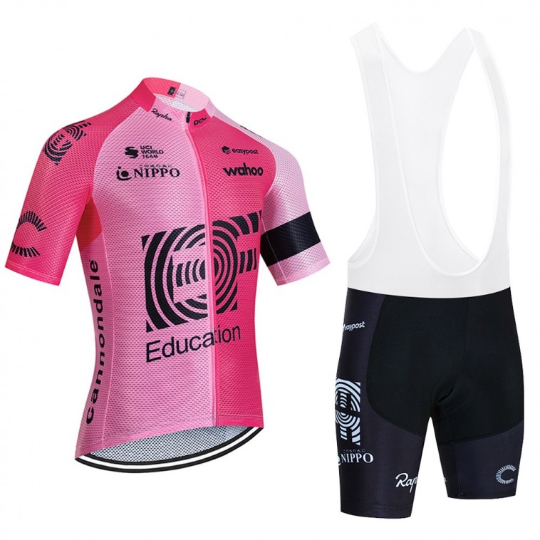 tenue-velo-605abl-1.jpg Ensemble cuissard vélo et maillot cyclisme équipe pro EF Education First 2023 Aero Mesh – Image 1