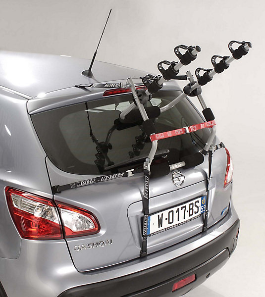 voiture-porte-velo-620tuv-1.jpg Porte vélos pour voiture Mottez fixation à sangles capacité 3 vélos charge maxi 45 kg – Image 1